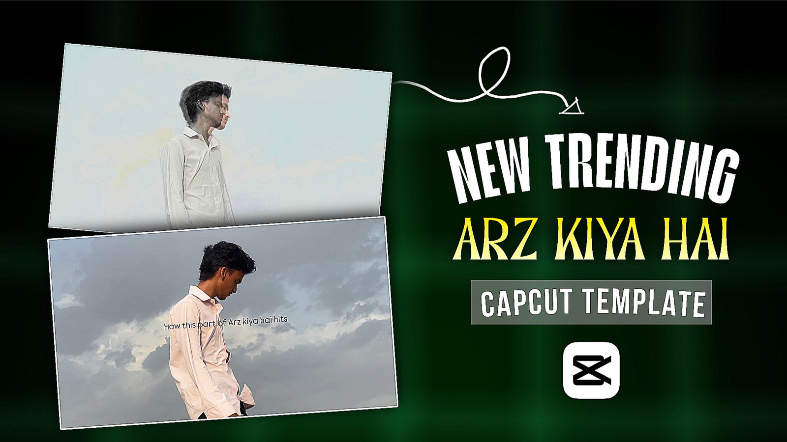 Arz kiya hai Capcut template